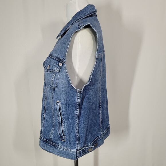 AG Jordy Vest In Venice Canal Veca Size M - Picture 2 of 10